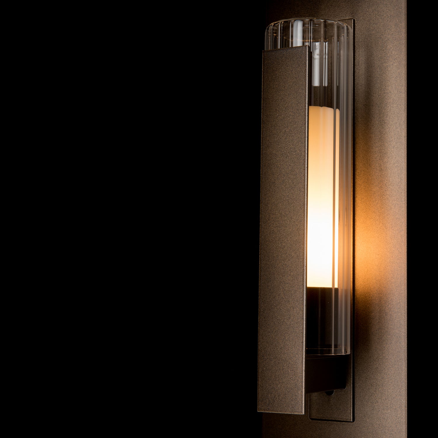 Hubbardton Forge - 307281-SKT-75-ZU0660 - One Light Outdoor Wall Sconce - Vertical Bar - Coastal Bronze