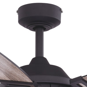 Vaxcel - F0055 - 54"Ceiling Fan - Barnes - Matte Black and Rustic Oak