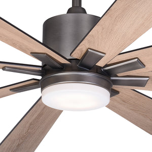 Vaxcel - F0081 - 60"Ceiling Fan - Crawford - Dark Nickel