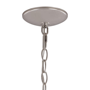 Vaxcel - H0243 - Five Light Chandelier - Hoyne - Polished Nickel