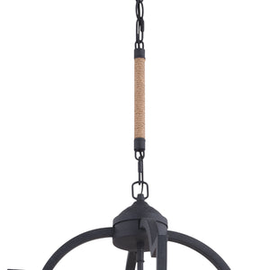 Vaxcel - P0309 - Six Light Pendant - Beaumont - Textured Gray