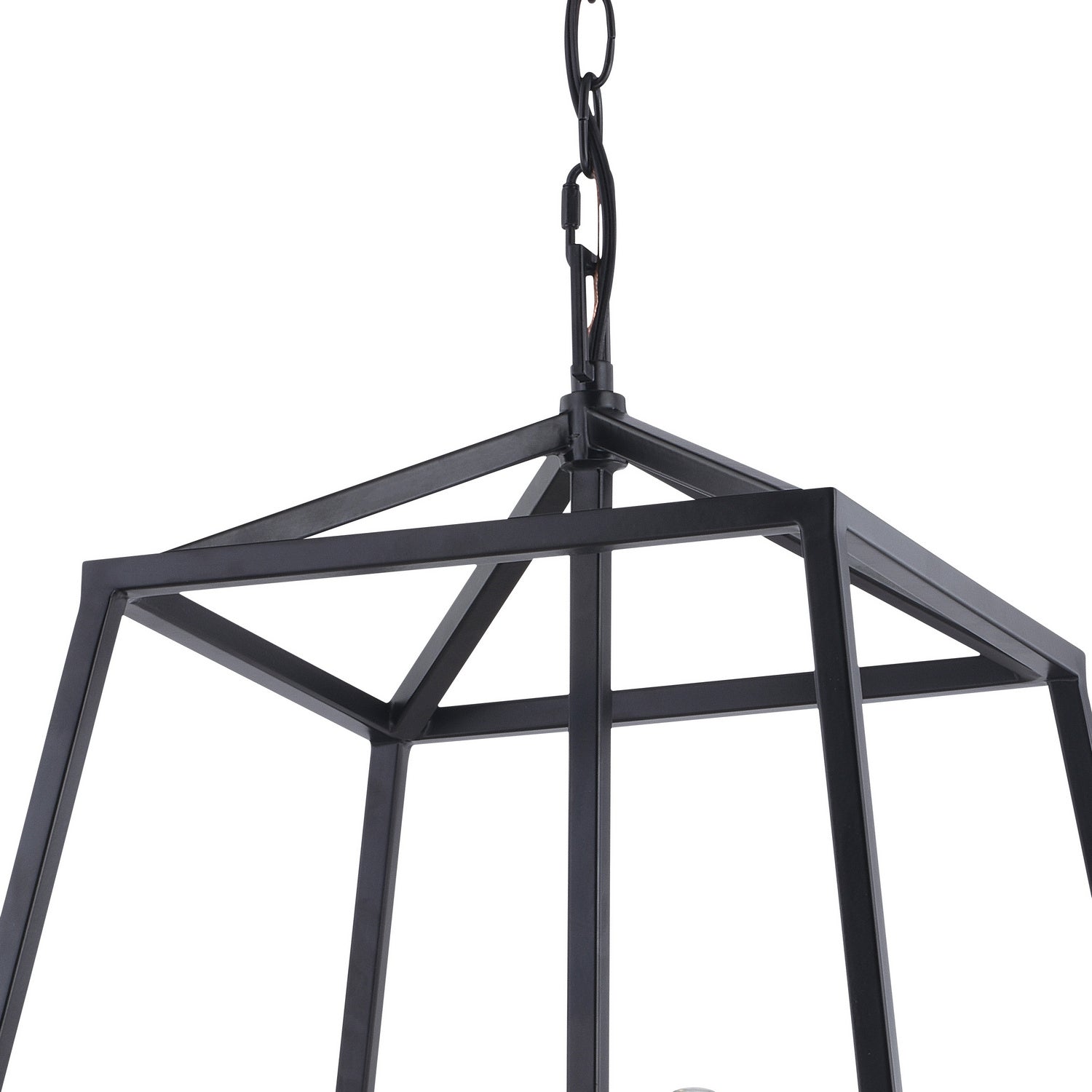 Vaxcel - P0310 - Four Light Pendant - Hayes - Black