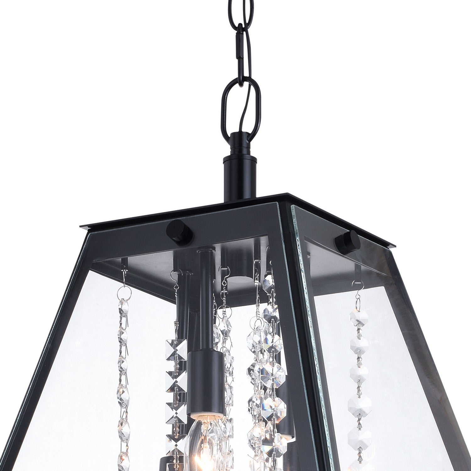 Vaxcel - P0323 - Four Light Pendant - Tremont - Matte Black