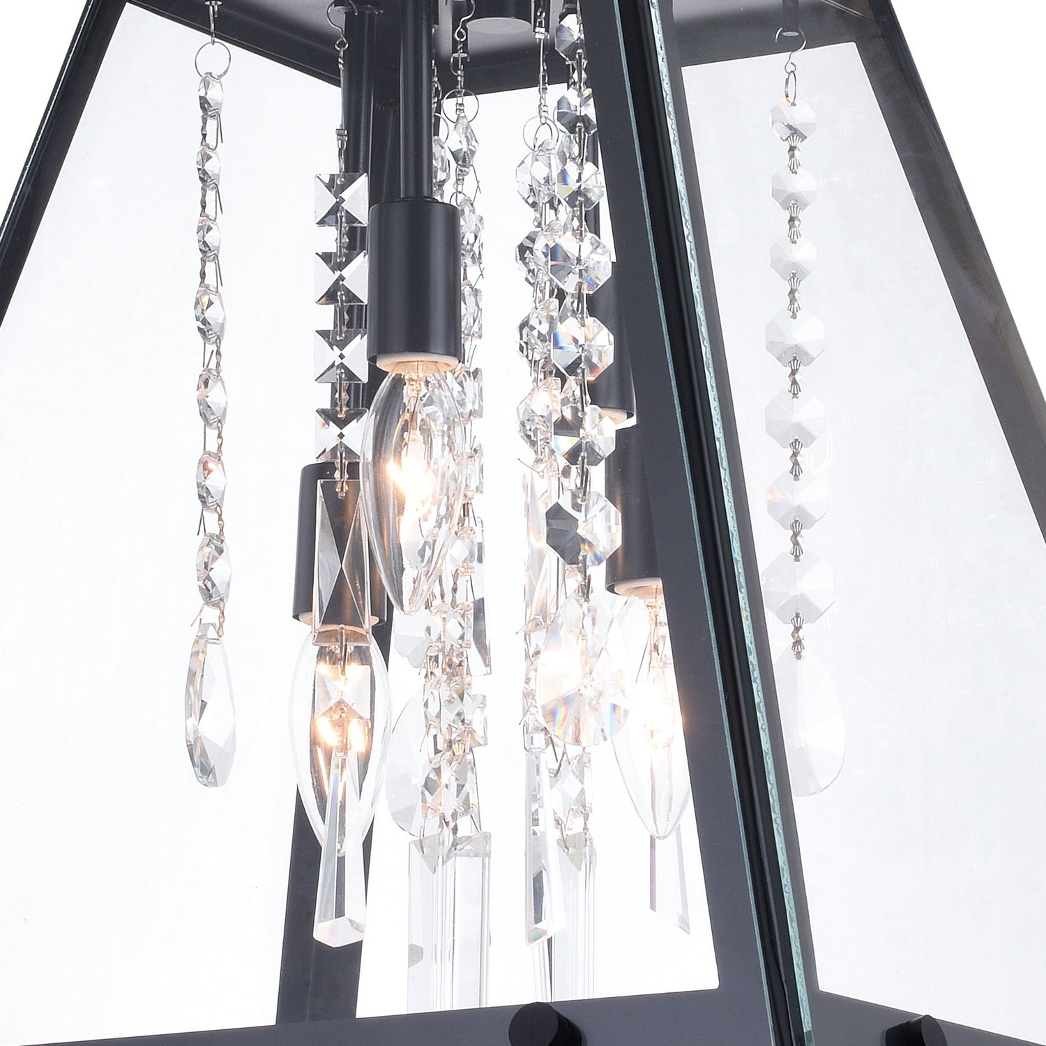 Vaxcel - P0323 - Four Light Pendant - Tremont - Matte Black