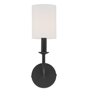 Crystorama - BAI-A2101-MK - One Light Wall Sconce - Bailey - Matte Black