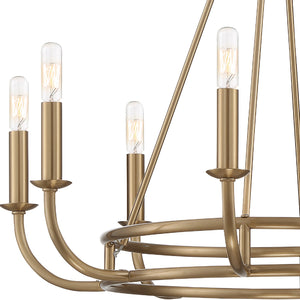 Crystorama - BAI-A2108-AG - Eight Light Chandelier - Bailey - Aged Brass