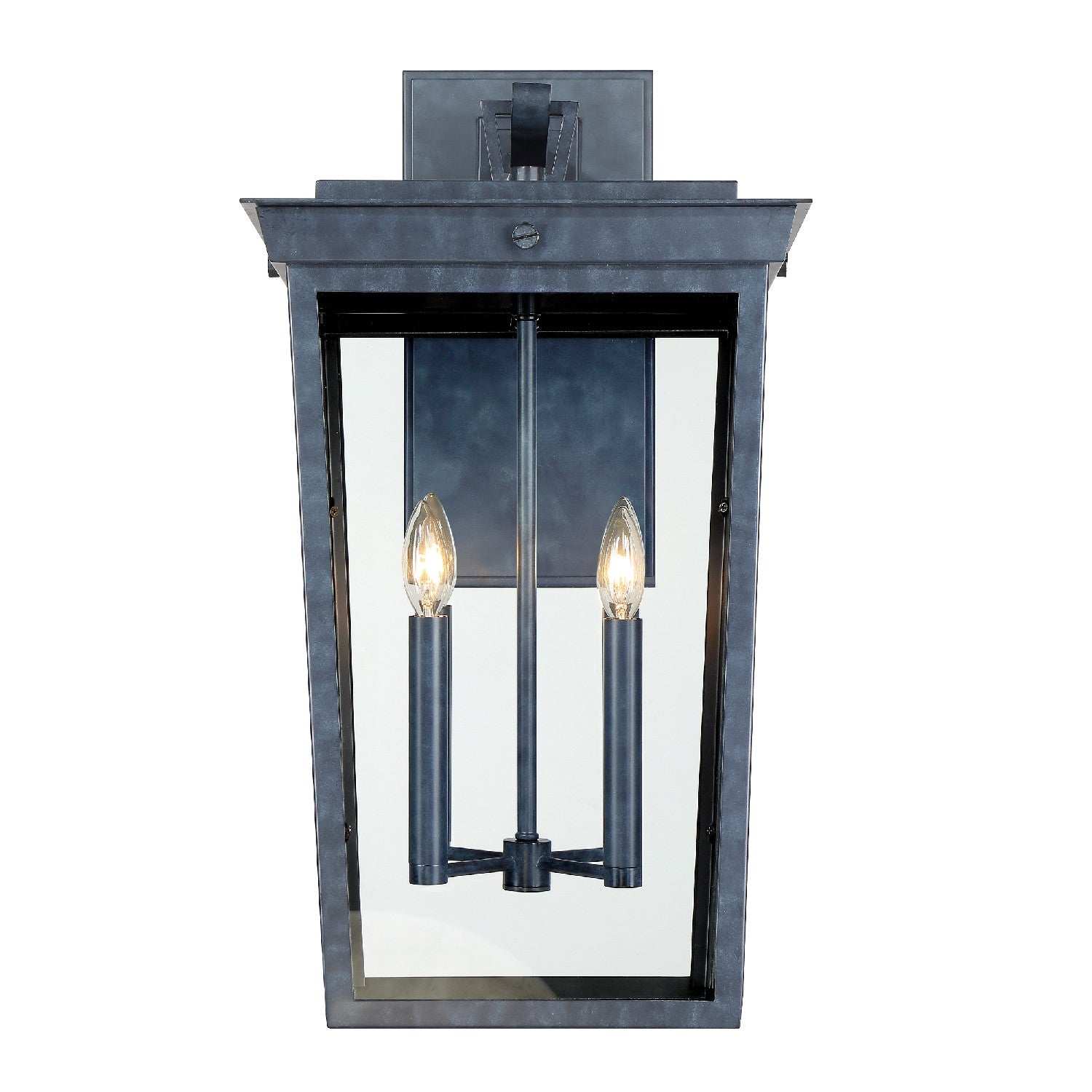 Crystorama - BEL-A8064-GE - Four Light Outdoor Wall Sconce - Belmont - Graphite