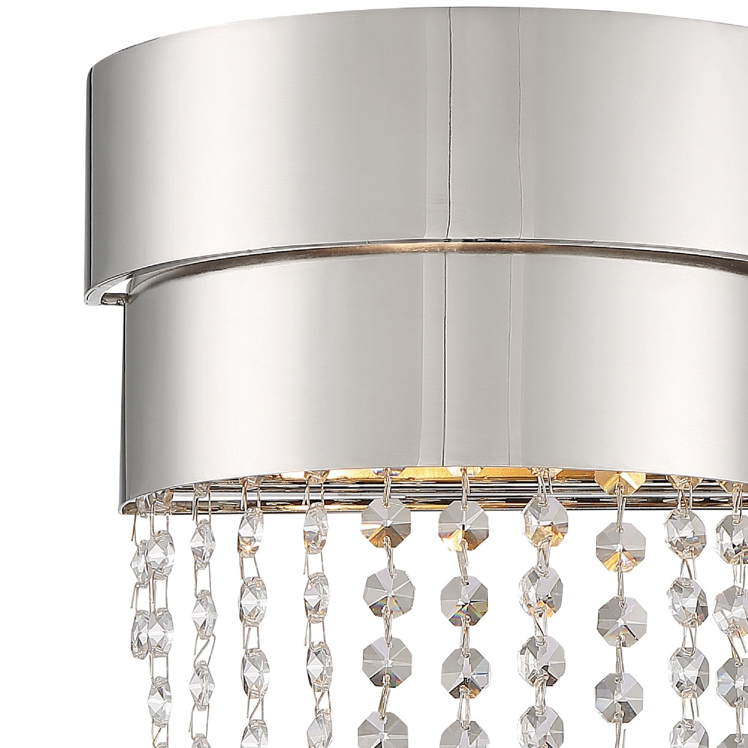 Crystorama - CLA-A3202-PN-CL-MWP - Two Light Wall Sconce - Clarksen - Polished Nickel