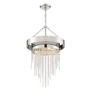 Crystorama - CLA-A3205-PN-CL-MWP - Five Light Chandelier - Clarksen - Polished Nickel