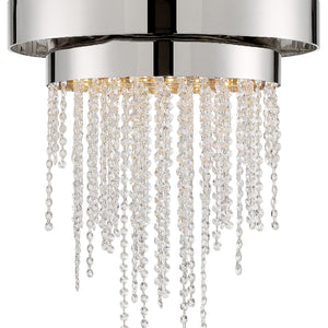 Crystorama - CLA-A3205-PN-CL-MWP - Five Light Chandelier - Clarksen - Polished Nickel