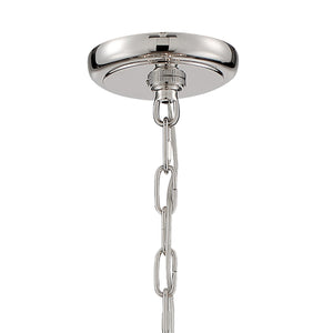 Crystorama - CLA-A3205-PN-CL-MWP - Five Light Chandelier - Clarksen - Polished Nickel