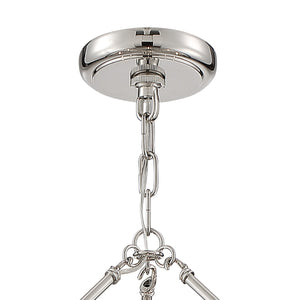 Crystorama - CLA-A3207-PN-CL-MWP - Six Light Chandelier - Clarksen - Polished Nickel