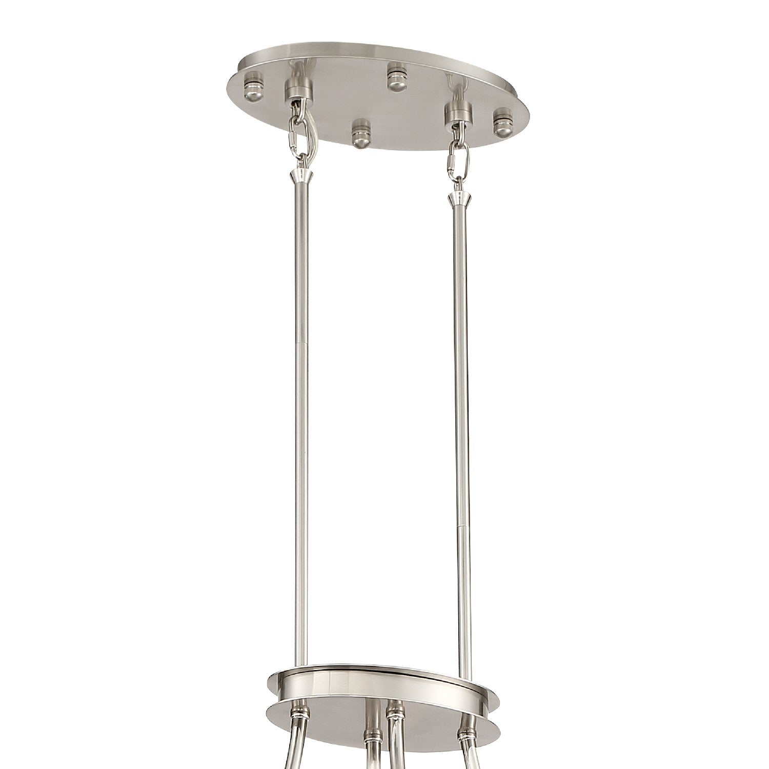 Crystorama - CLO-8897-BN - 12 Light Chandelier - Clover - Brushed Nickel