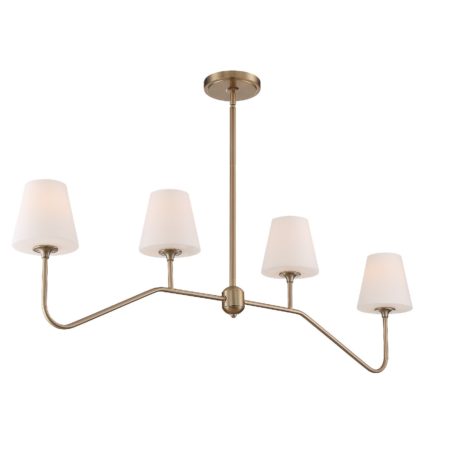 Crystorama - KEE-A3004-VG - Four Light Chandelier - Keenan - Vibrant Gold