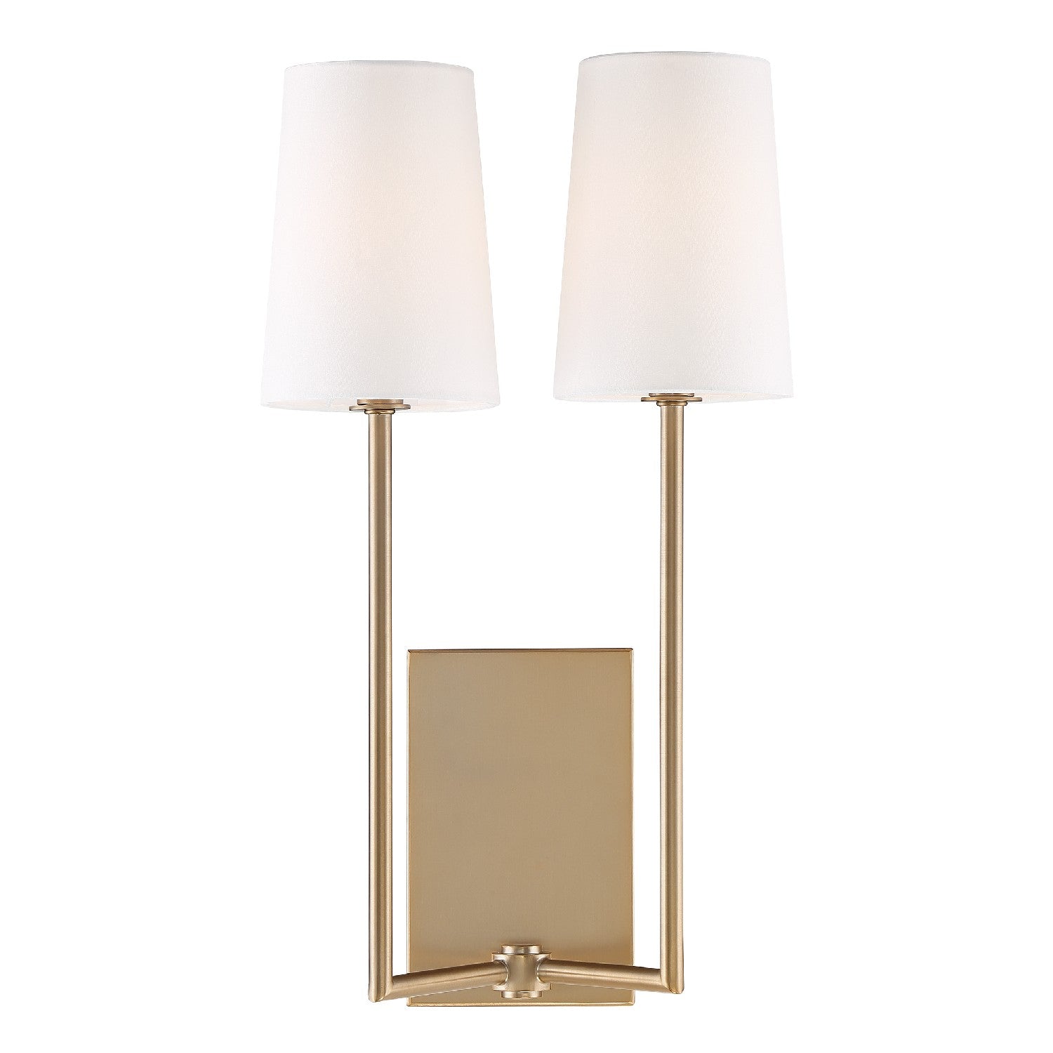 Crystorama - LEN-252-VG - Two Light Wall Sconce - Lena - Vibrant Gold