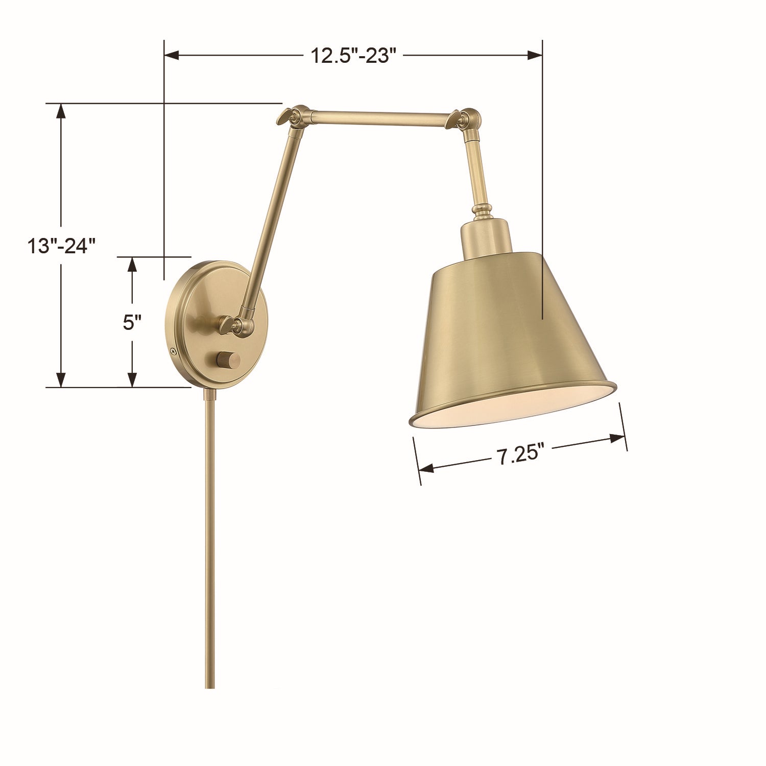 Crystorama - MIT-A8021-AG - One Light Wall Sconce - Mitchell - Aged Brass