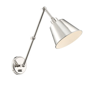 Crystorama - MIT-A8021-PN - One Light Wall Sconce - Mitchell - Polished Nickel