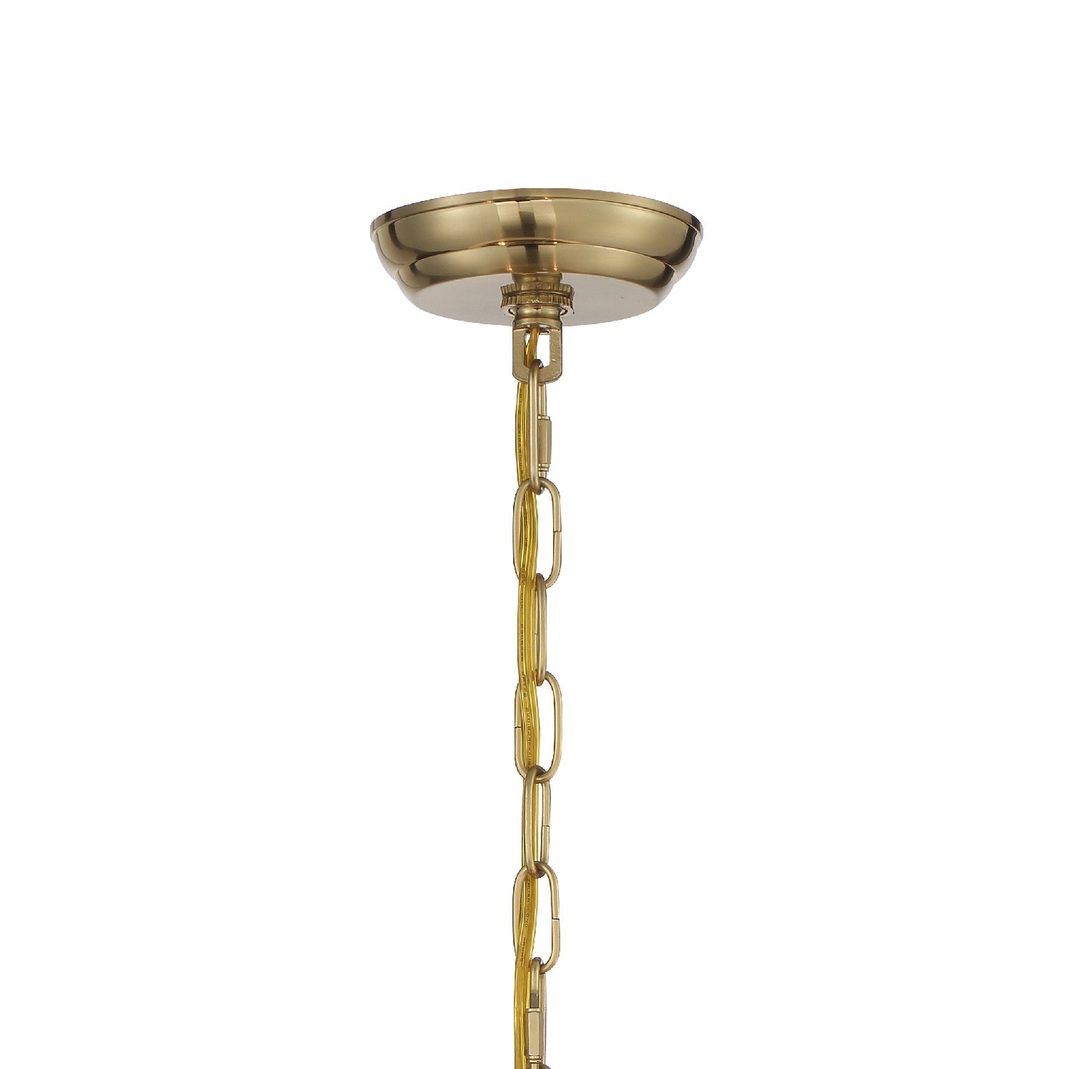 Crystorama - 6623-VG-CL-MWP - Three Light Chandelier - Othello - Vibrant Gold