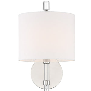 Crystorama - RAC-A3501-PN - One Light Wall Sconce - Rachel - Polished Nickel