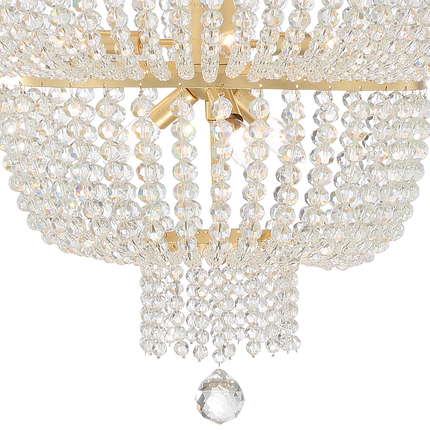 Crystorama - 612-GA - 12 Light Chandelier - Rylee - Antique Gold