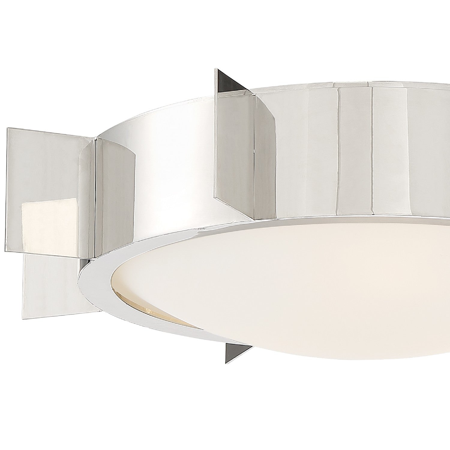 Crystorama - SOL-A3103-PN - Three Light Flush Mount - Solas - Polished Nickel