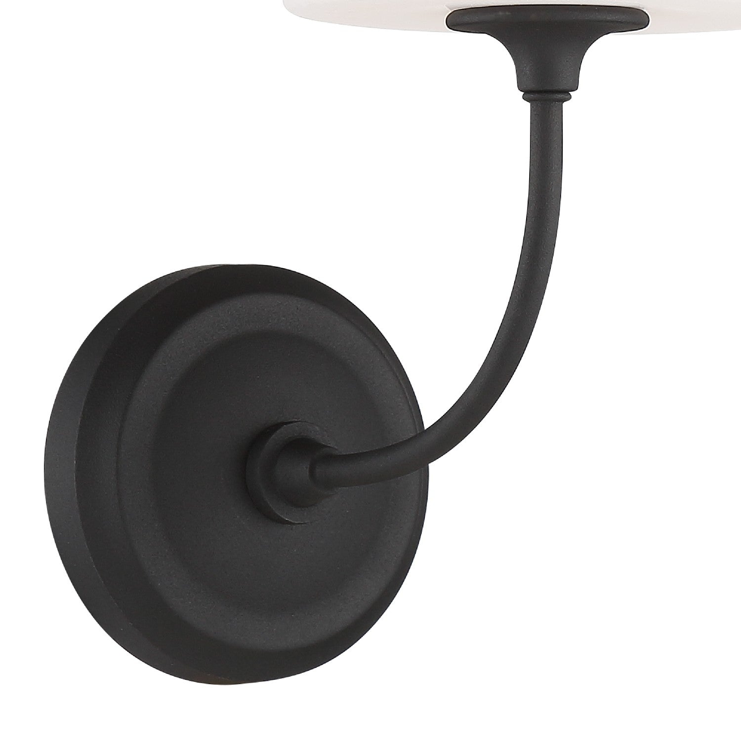 Crystorama - 2441-OP-BF - One Light Wall Sconce - Sylvan - Black Forged