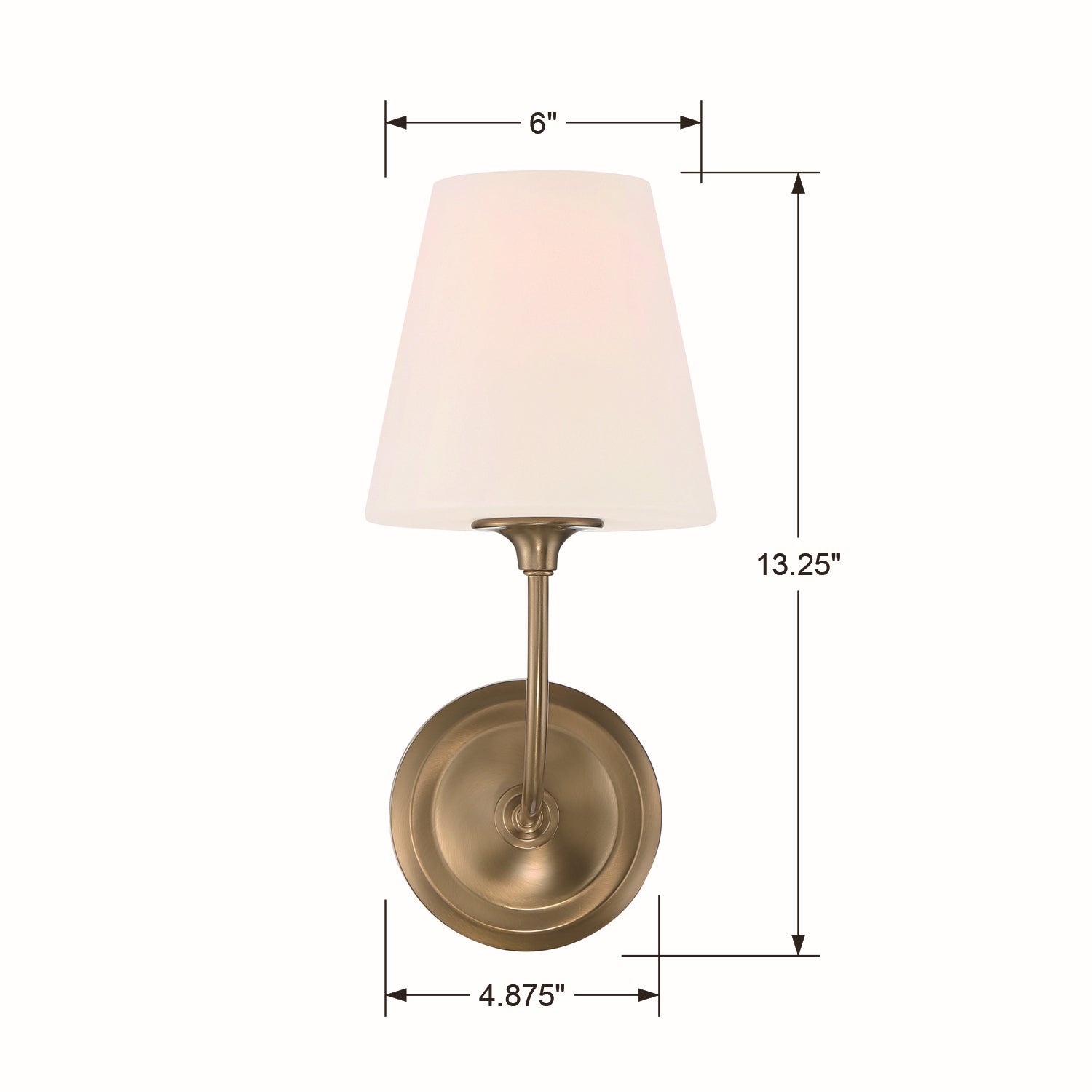 Crystorama - 2441-OP-VG - One Light Wall Sconce - Sylvan - Vibrant Gold