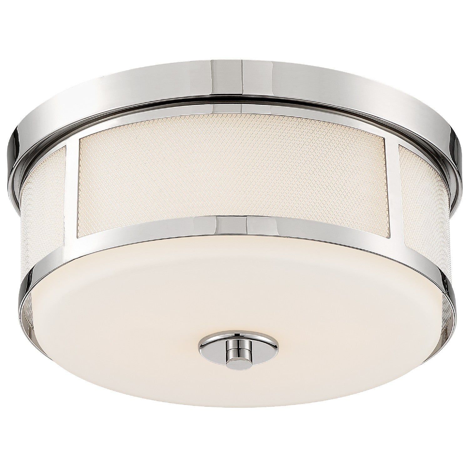 Crystorama - TRV-A3802-PN - Two Light Flush Mount - Trevor - Polished Nickel