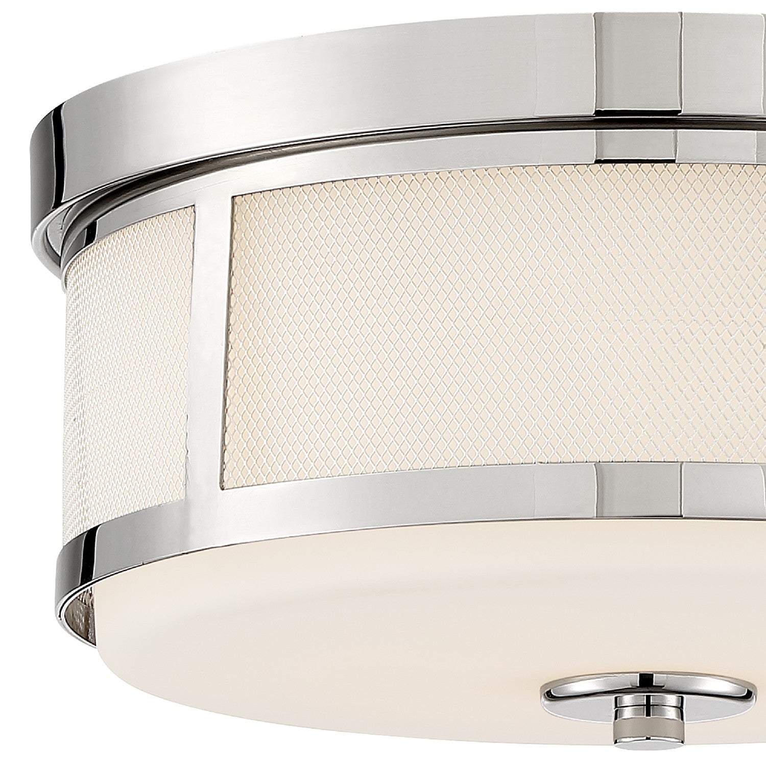 Crystorama - TRV-A3802-PN - Two Light Flush Mount - Trevor - Polished Nickel