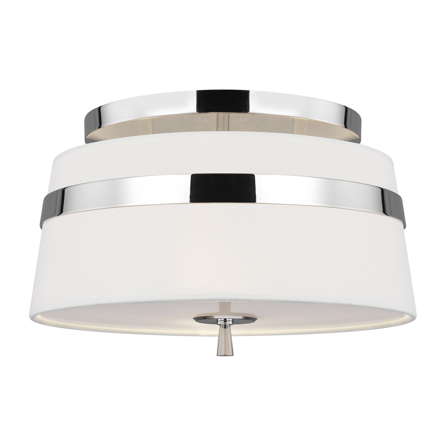 Visual Comfort Studio - AF1143PN - Three Light Semi-Flush Mount - Cordtlandt - Polished Nickel