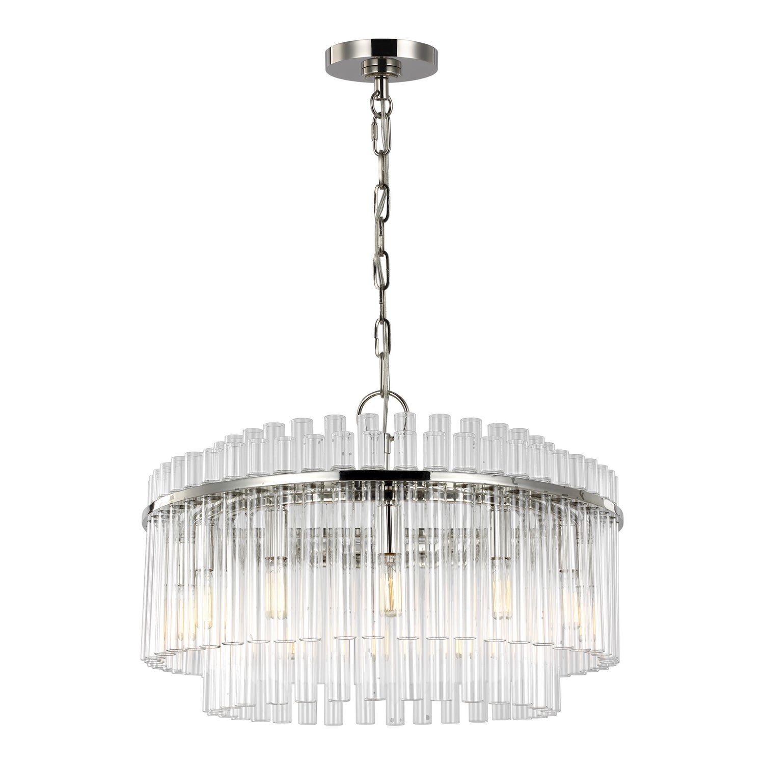 Visual Comfort Studio - CC12812PN - 12 Light Chandelier - Beckett - Polished Nickel