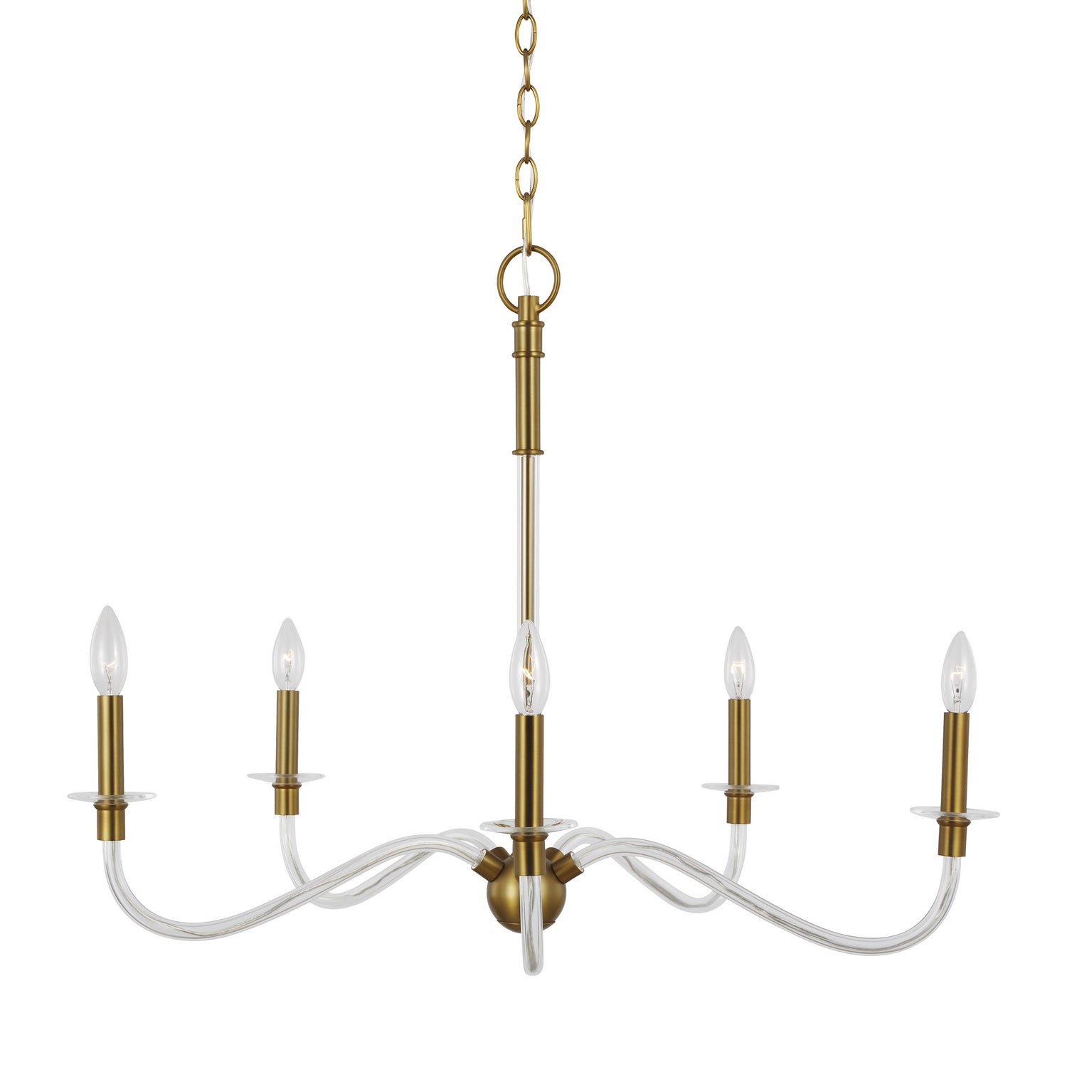 Visual Comfort Studio - CC1315BBS - Five Light Chandelier - Hanover - Burnished Brass