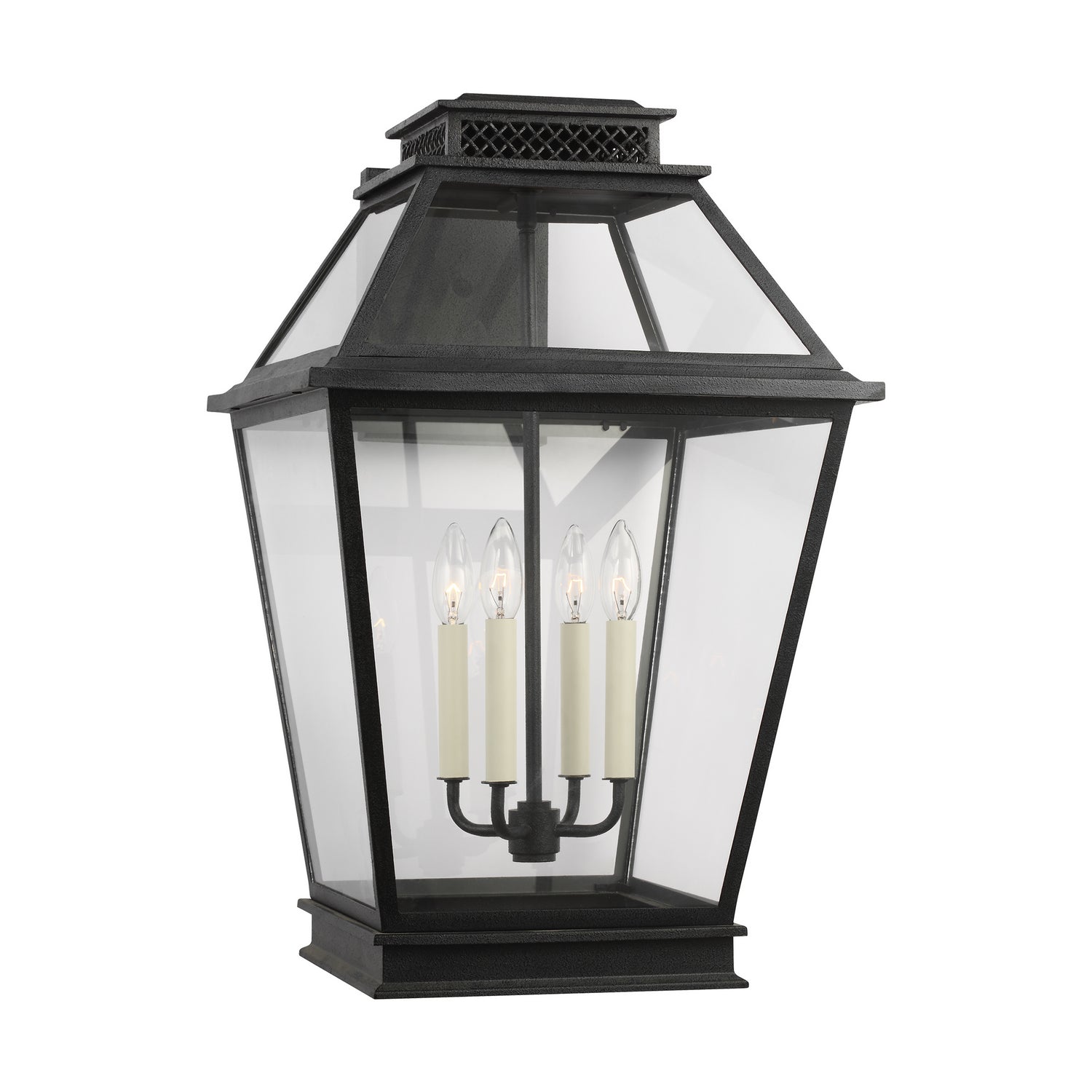 Visual Comfort Studio - CO1044DWZ - Four Light Outdoor Wall Lantern - Falmouth - Dark Weathered Zinc