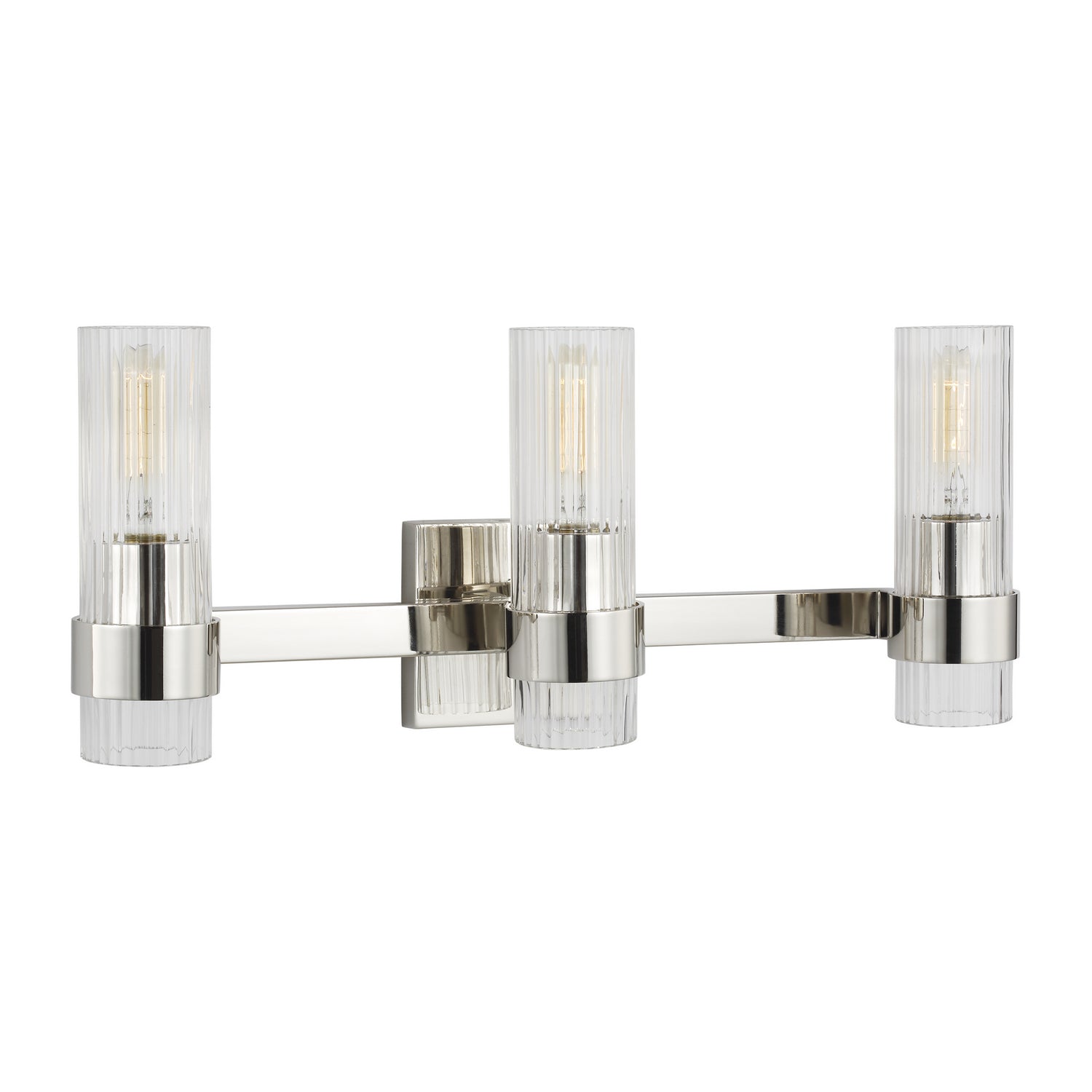 Visual Comfort Studio - CV1023PN - Three Light Vanity - Geneva - Polished Nickel