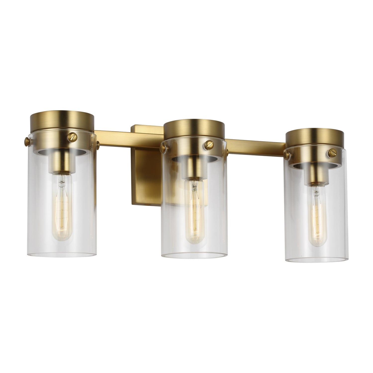 Visual Comfort Studio - CW1003BBS - Three Light Vanity - Garrett - Burnished Brass