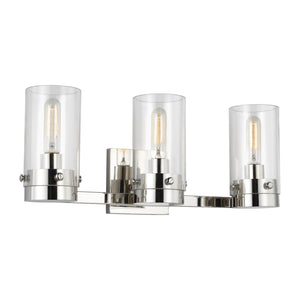 Visual Comfort Studio - CW1003PN - Three Light Vanity - Garrett - Polished Nickel