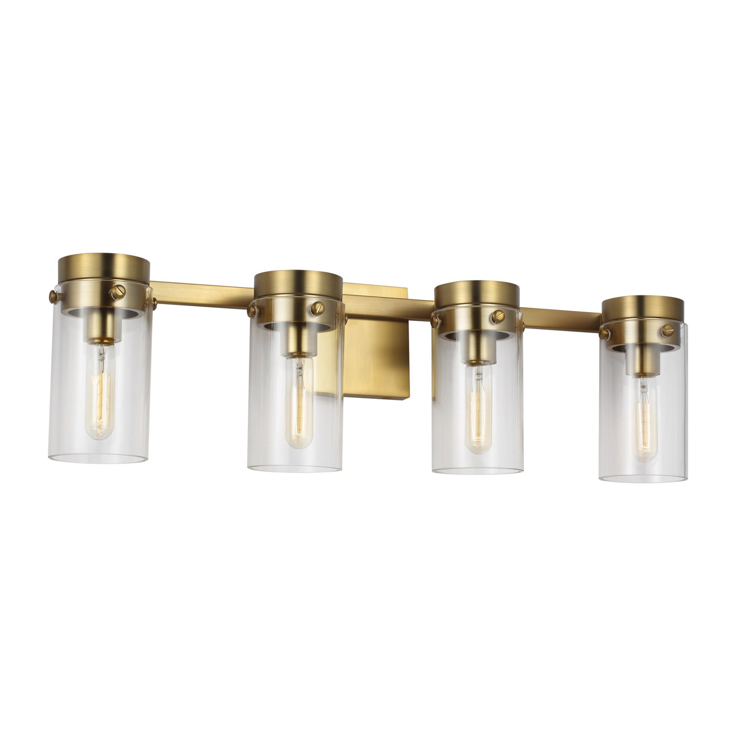 Visual Comfort Studio - CW1004BBS - Four Light Vanity - Garrett - Burnished Brass