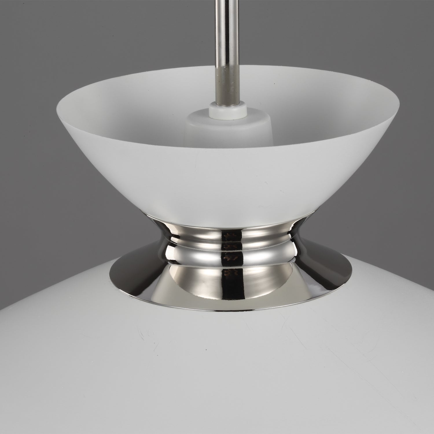 Visual Comfort Studio - EP1231MWTPN - One Light Pendant - Heath - Polished Nickel