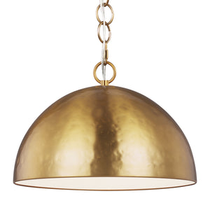 Visual Comfort Studio - EP1241BBS - One Light Pendant - Whare - Burnished Brass