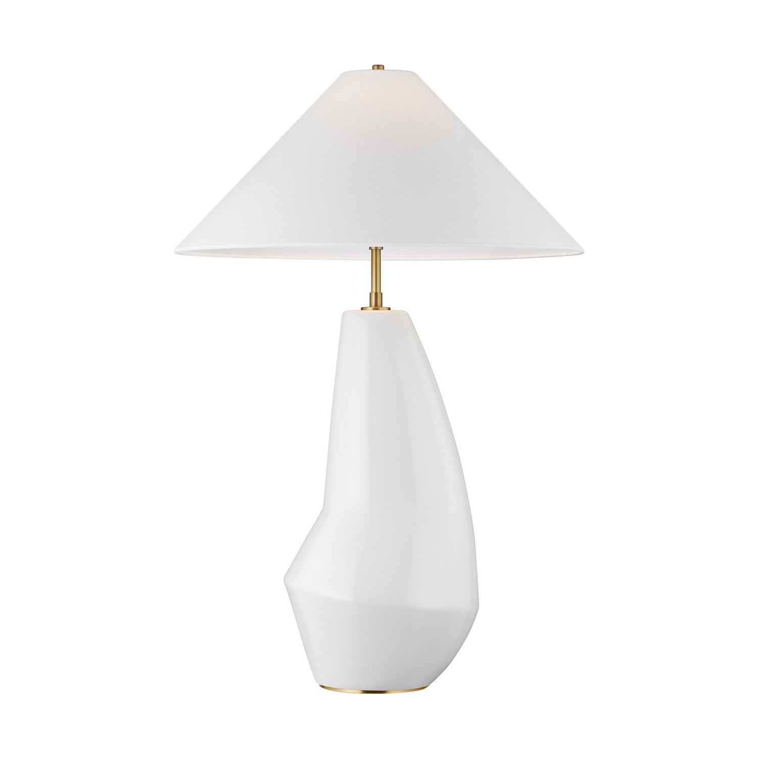 Visual Comfort Studio - KT1231ARC1 - One Light Table Lamp - Contour - Arctic White