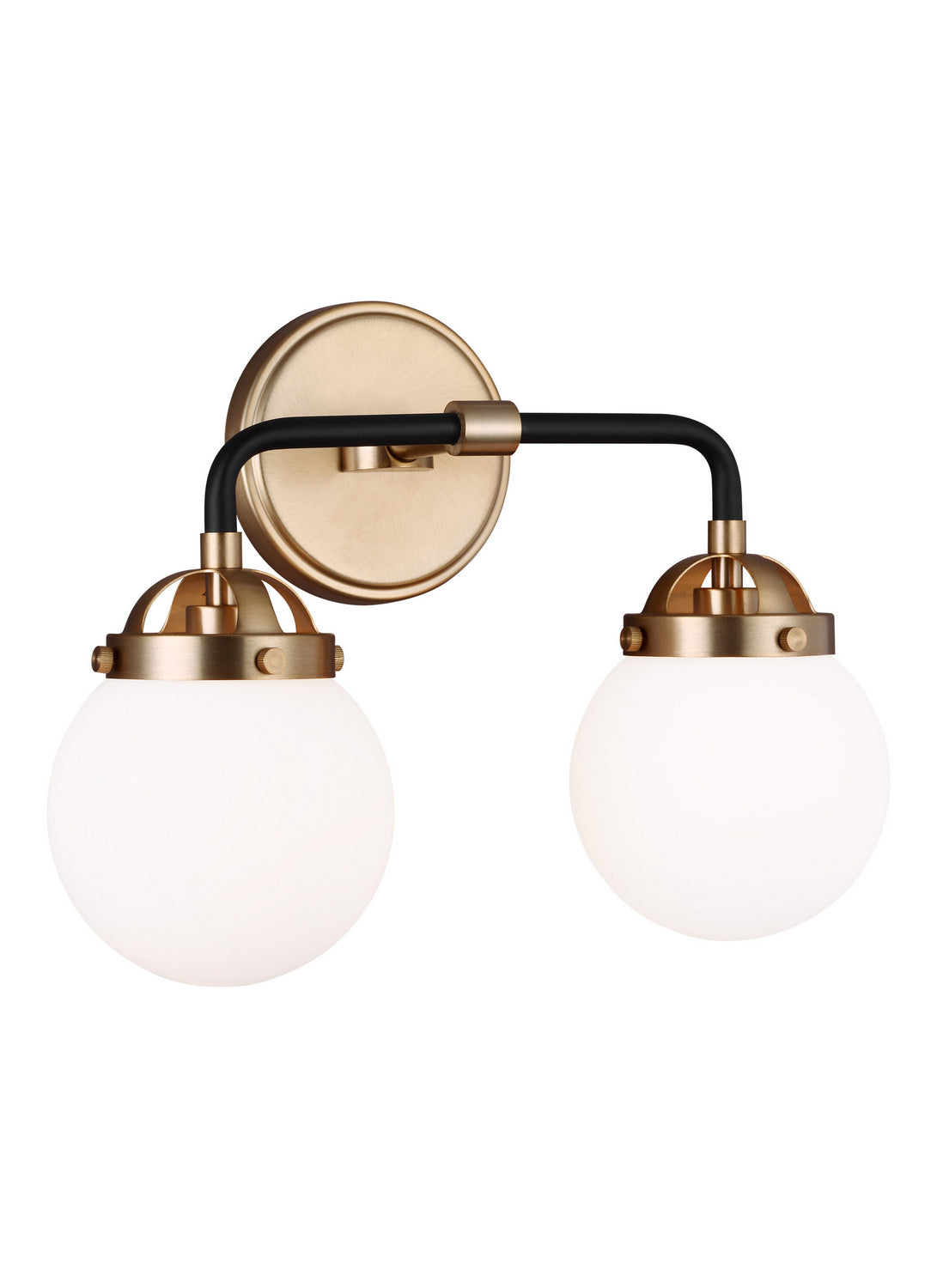 Visual Comfort Studio - 4487902-848 - Two Light Wall / Bath - Cafe - Satin Brass