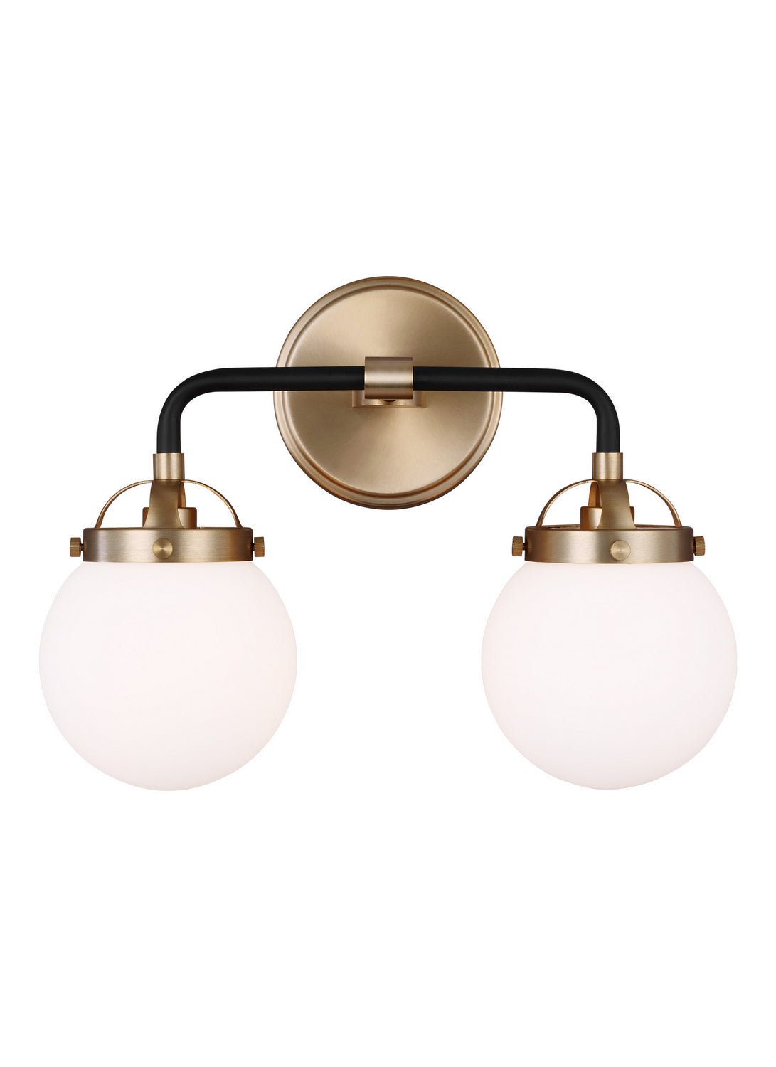 Visual Comfort Studio - 4487902-848 - Two Light Wall / Bath - Cafe - Satin Brass