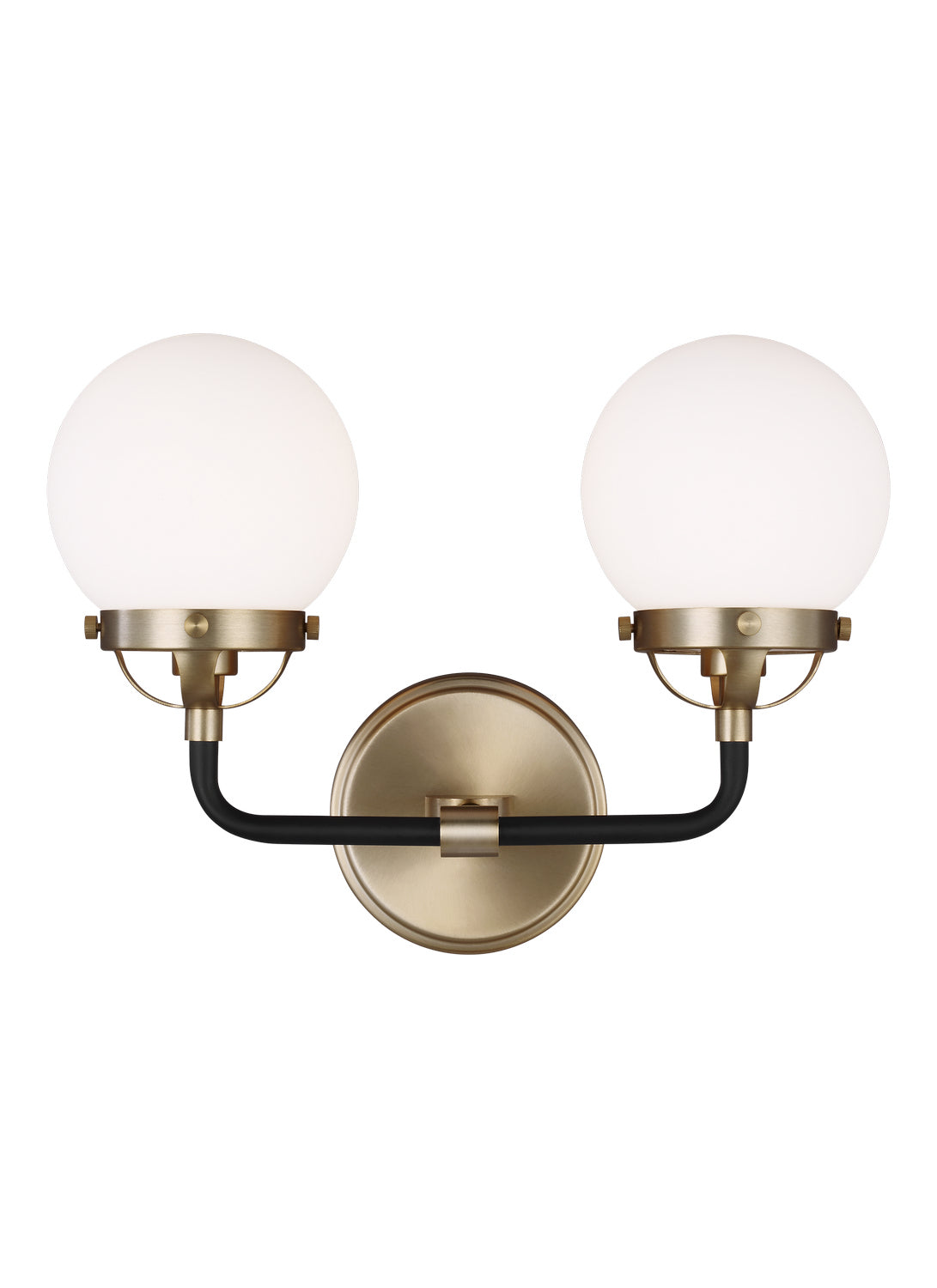Visual Comfort Studio - 4487902-848 - Two Light Wall / Bath - Cafe - Satin Brass