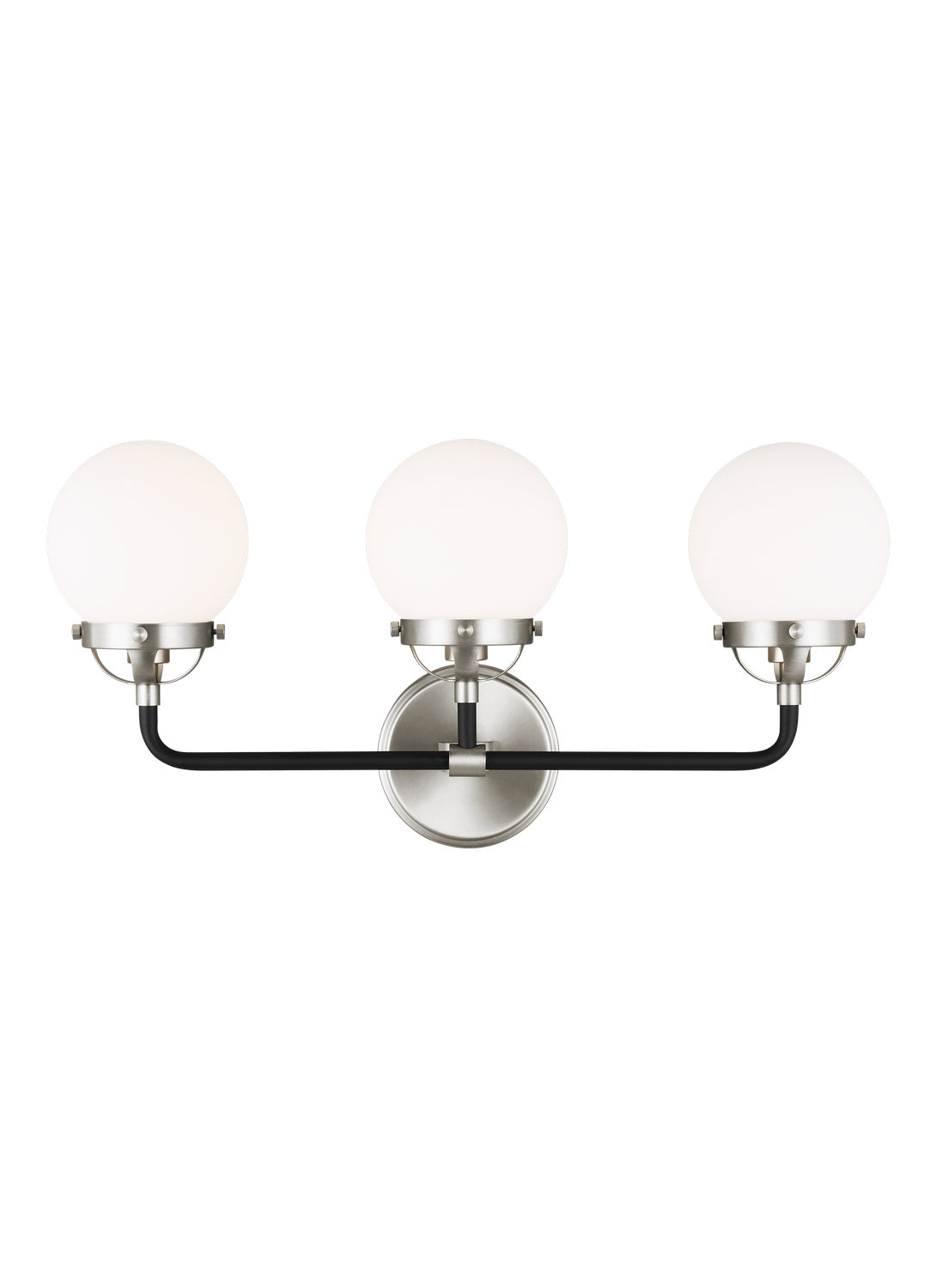 Visual Comfort Studio - 4487903-962 - Three Light Wall / Bath - Cafe - Brushed Nickel