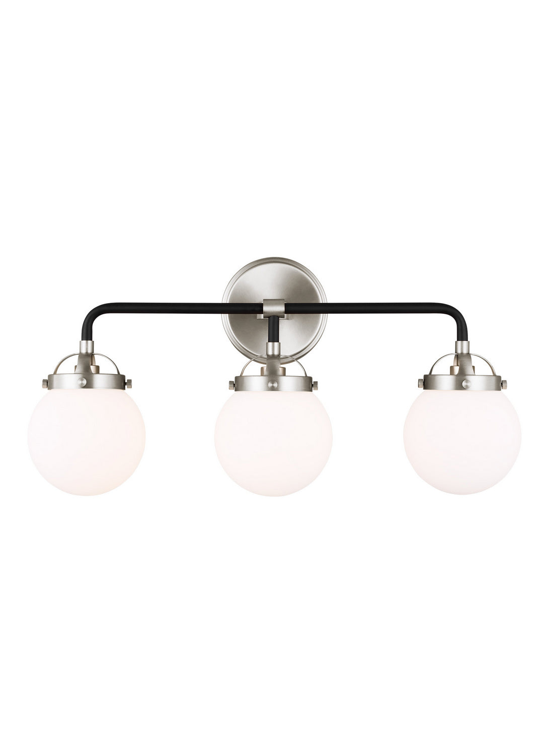 Visual Comfort Studio - 4487903-962 - Three Light Wall / Bath - Cafe - Brushed Nickel