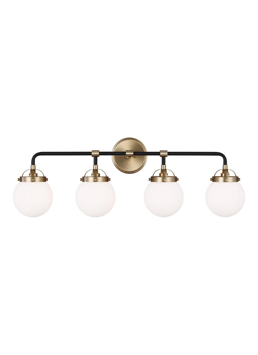 Visual Comfort Studio - 4487904-848 - Four Light Wall / Bath - Cafe - Satin Brass