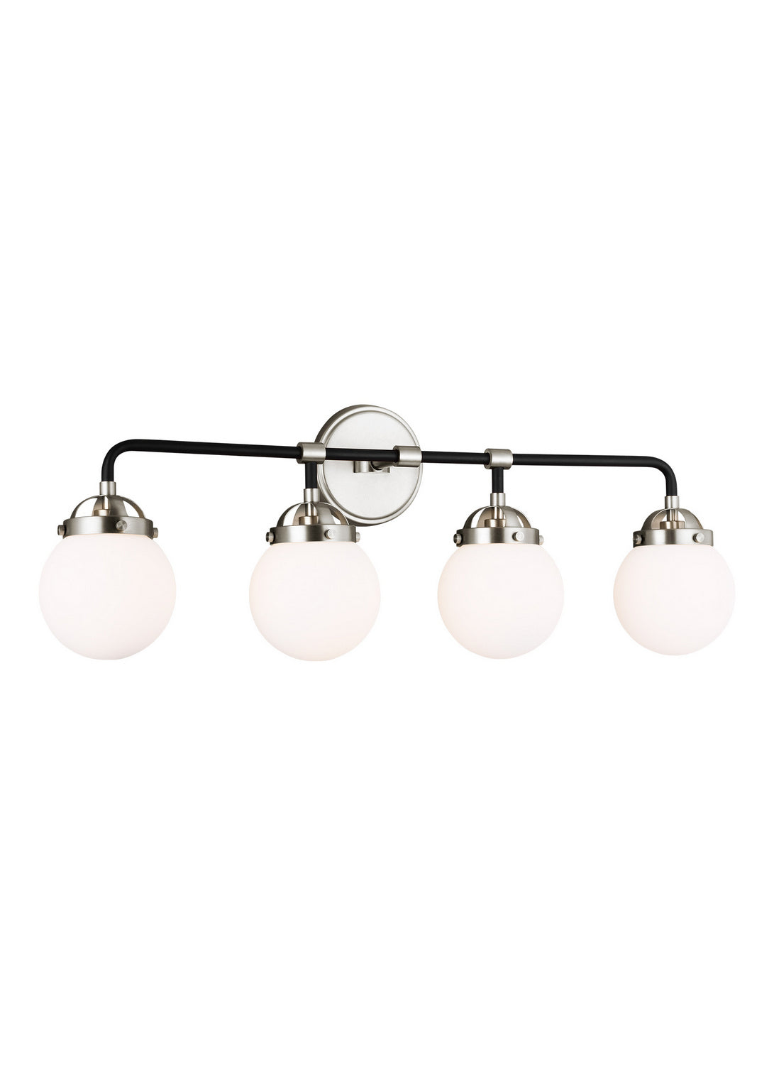 Visual Comfort Studio - 4487904-962 - Four Light Wall / Bath - Cafe - Brushed Nickel