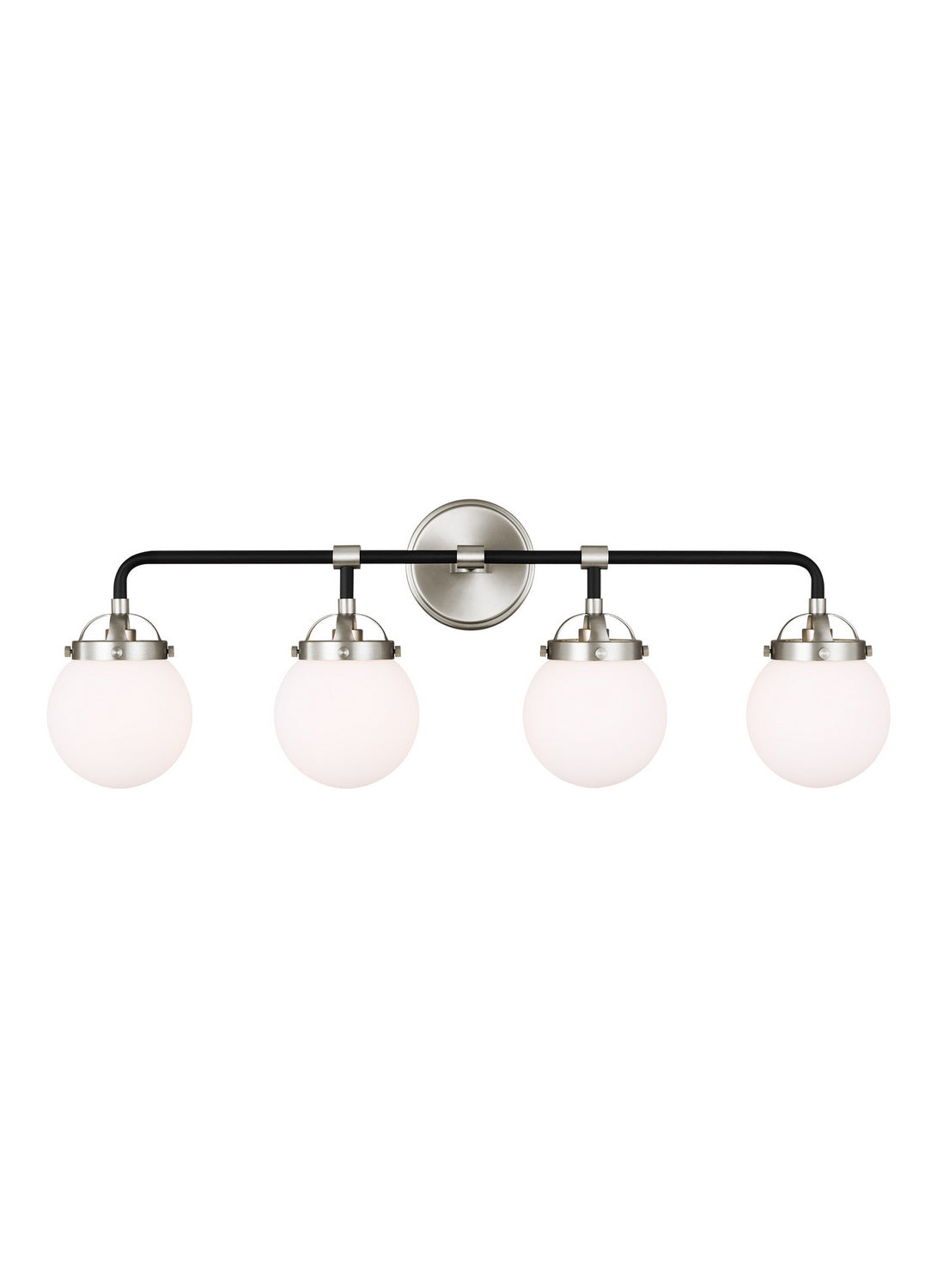 Visual Comfort Studio - 4487904-962 - Four Light Wall / Bath - Cafe - Brushed Nickel