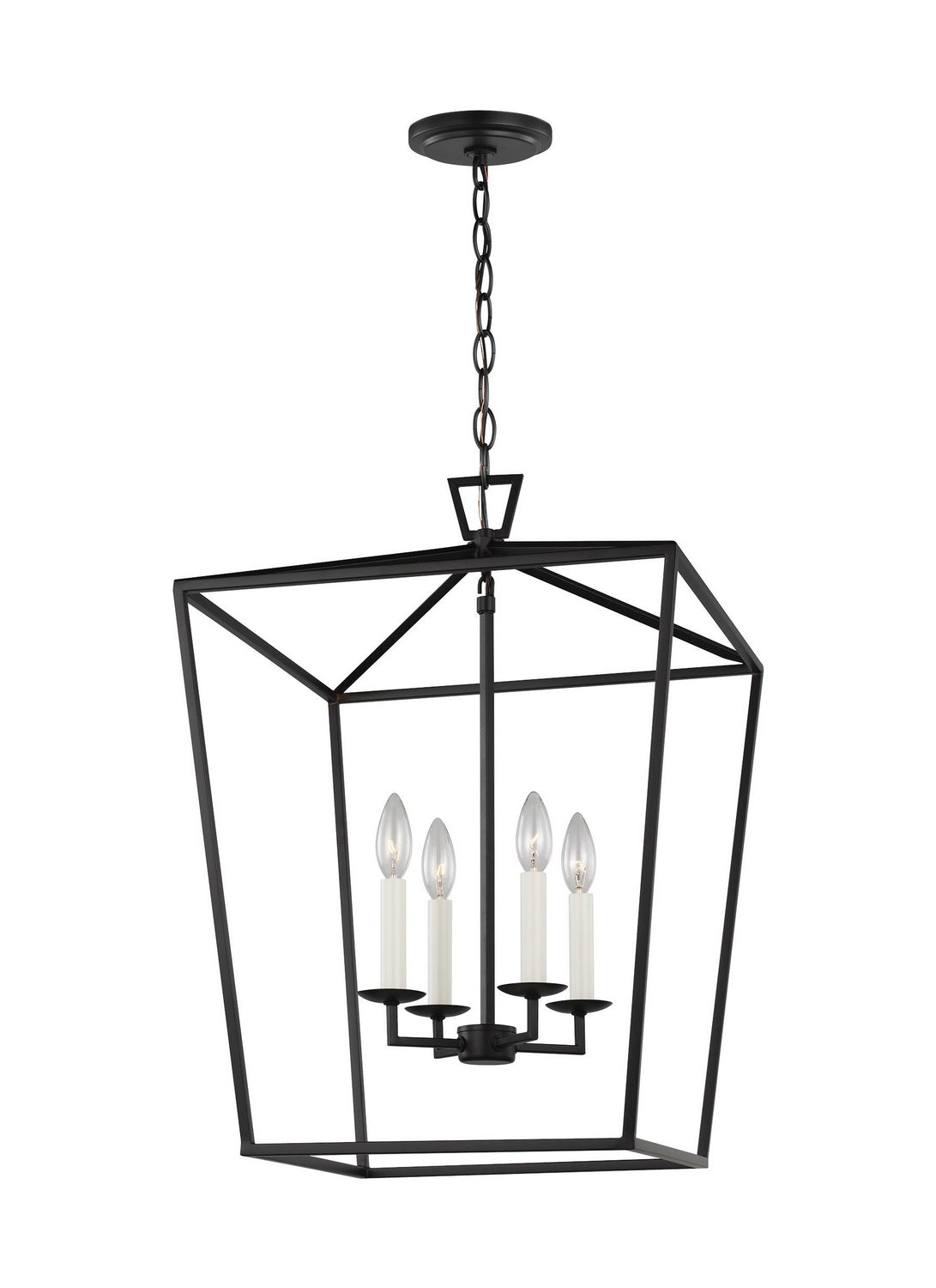 Visual Comfort Studio - 5392604-112 - Four Light Lantern - Dianna - Midnight Black