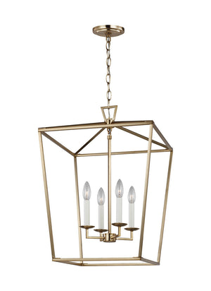 Visual Comfort Studio - 5392604-848 - Four Light Lantern - Dianna - Satin Brass